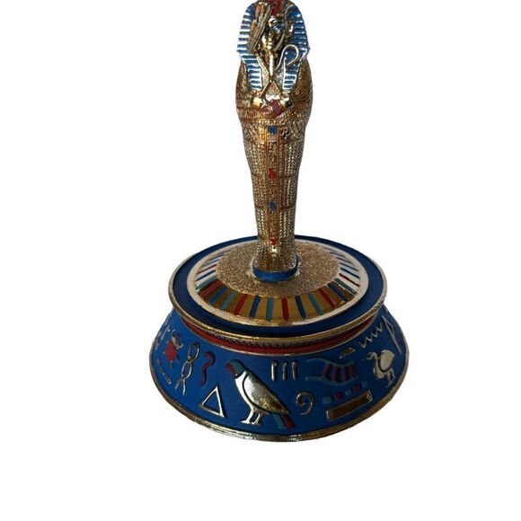 Franklin Mint The Royal Sarcophagus Hand Painted Limited Edition Hand Crafted - Picture 7 of 10